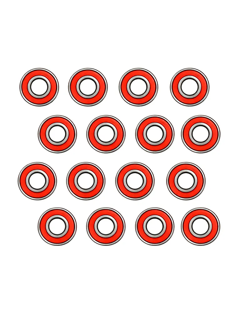 Rodamientos Profesional Abec 9 Rojos  Blank - 16 unidades 2