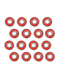 Rodamientos Profesional Abec 9 Rojos  Blank - 16 unidades - Miniatura 2