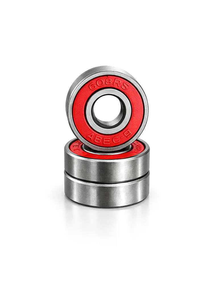 Rodamientos Profesional Abec 9 Rojos  Blank - 16 unidades 3