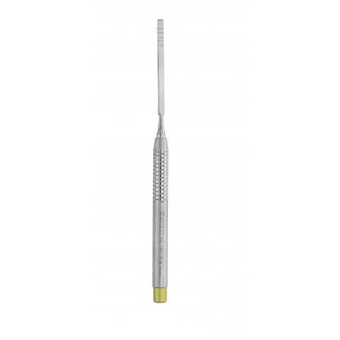 Cincel para hueso curvo, con marcación, ancho 3.8 mm, mango redondo, longitud 170 mm 1340/2A