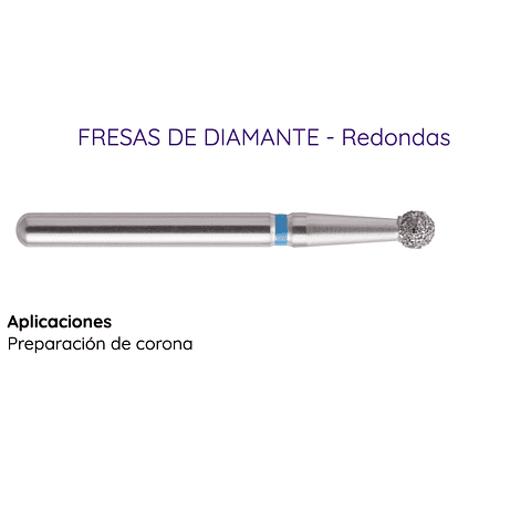 Fresa Diamante  Redonda A/v 001/010
