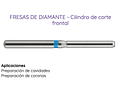 FRESA DIAMANTE CILINDRO DE CORTE FRONTAL 12M - 150-012M