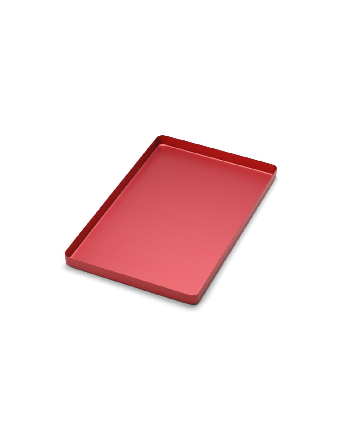 Bandeja grande Aluminio color Rojo sin perforar 998/R