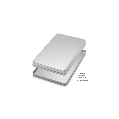 Bandeja pequeña Aluminio color Plata 998/AS