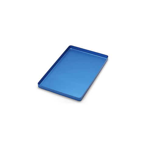 Bandeja grande Aluminio color Azul sin perforar 998/B