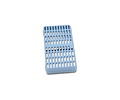 Cassette plástico - Azul, 190 x 90 x 25 mm 979/BL