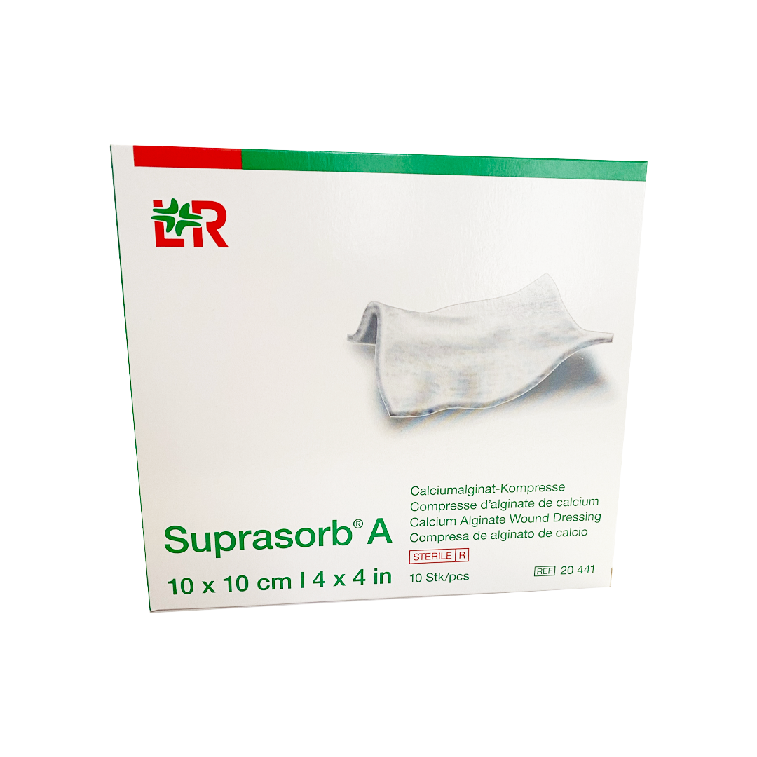 SUPRASORB A COMPRESA ALGINATO DE CALCIO 10 X 10CM
