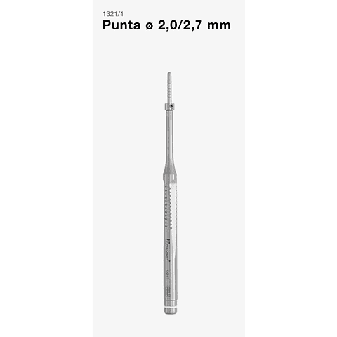 OSTEOTOMO CONVEXO RECTO MM2.7 1321/1.