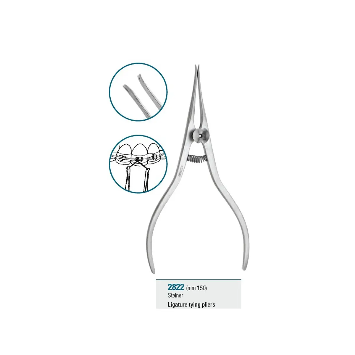 PINZA PARA LIGADURA STEINER 2822