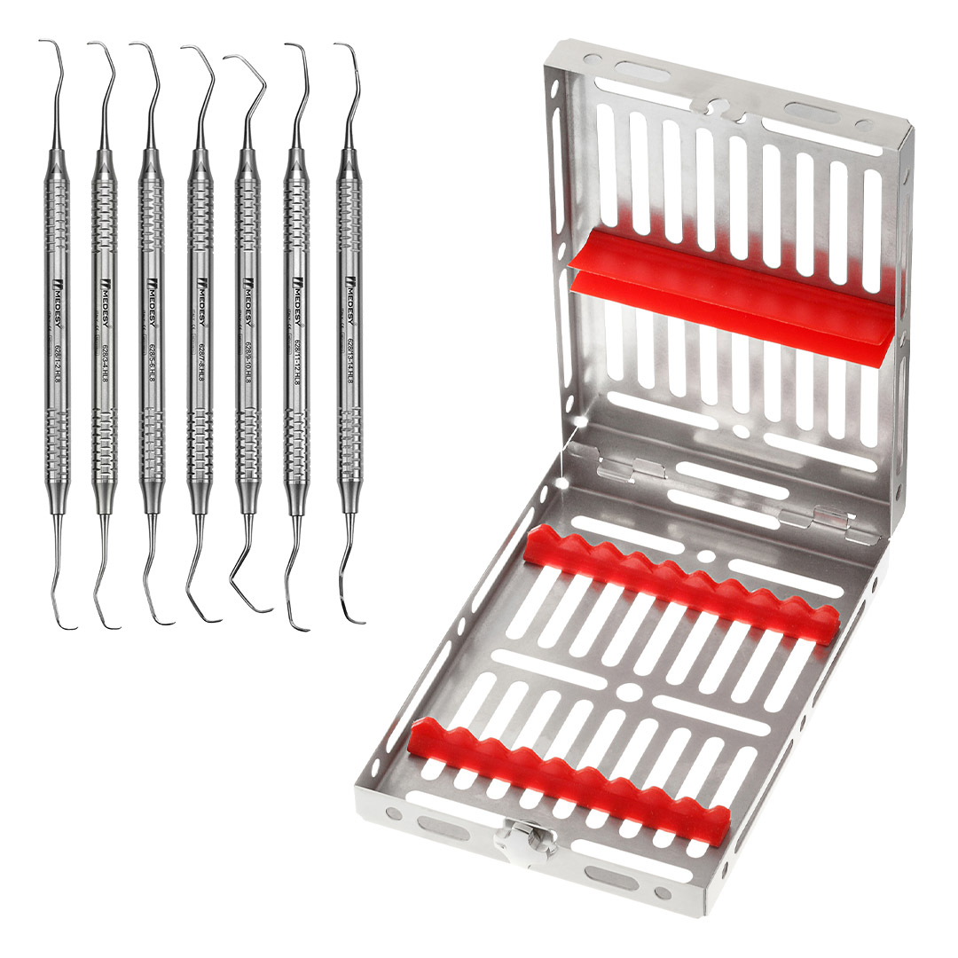 SET CURETAS GRACEY TIPO RIGIDO 628/KIT.HL8.
