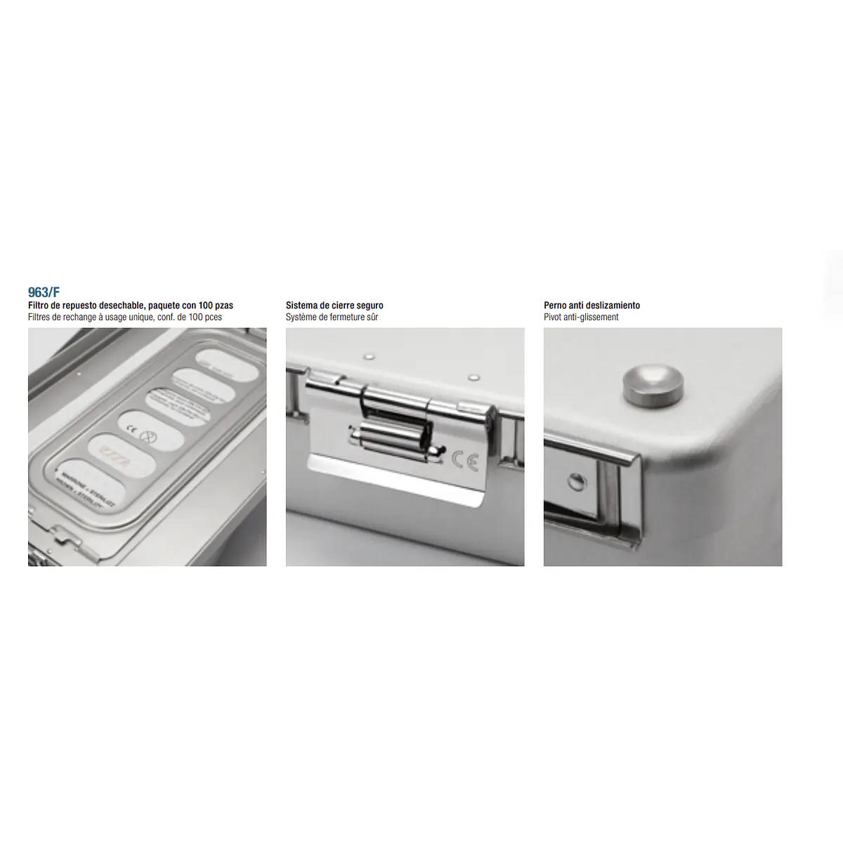 FIREFIX 963/F - Filtro HEPA Di Ricambio Per Aspirapolvere FIREFIX