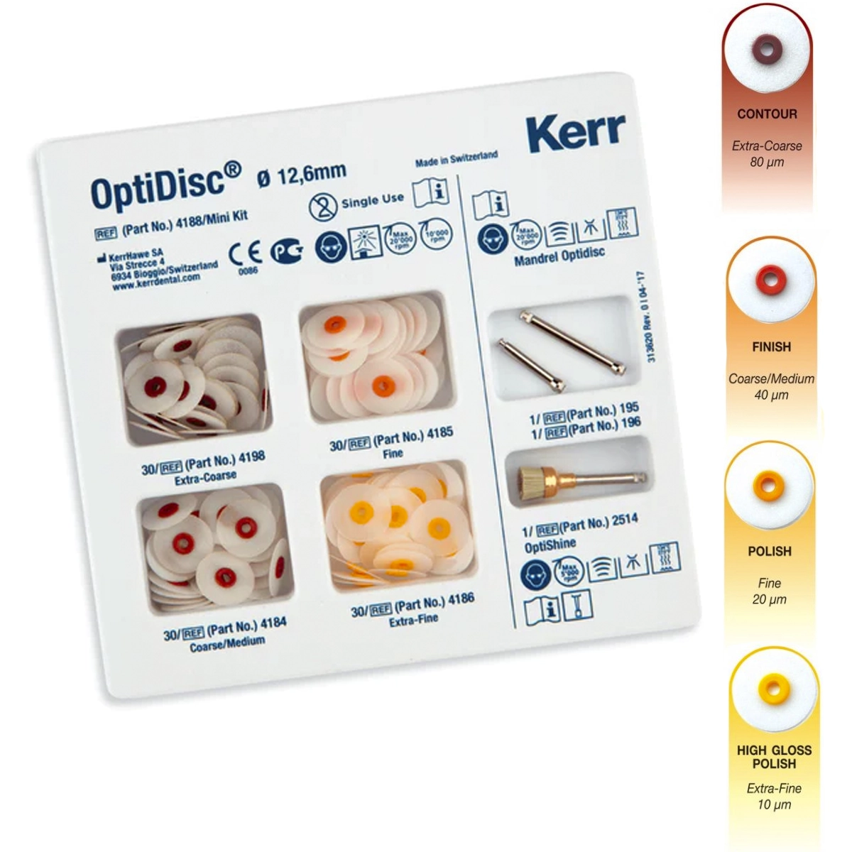 OPTIDISC SURTIDOS 120 UNIDADES KERR