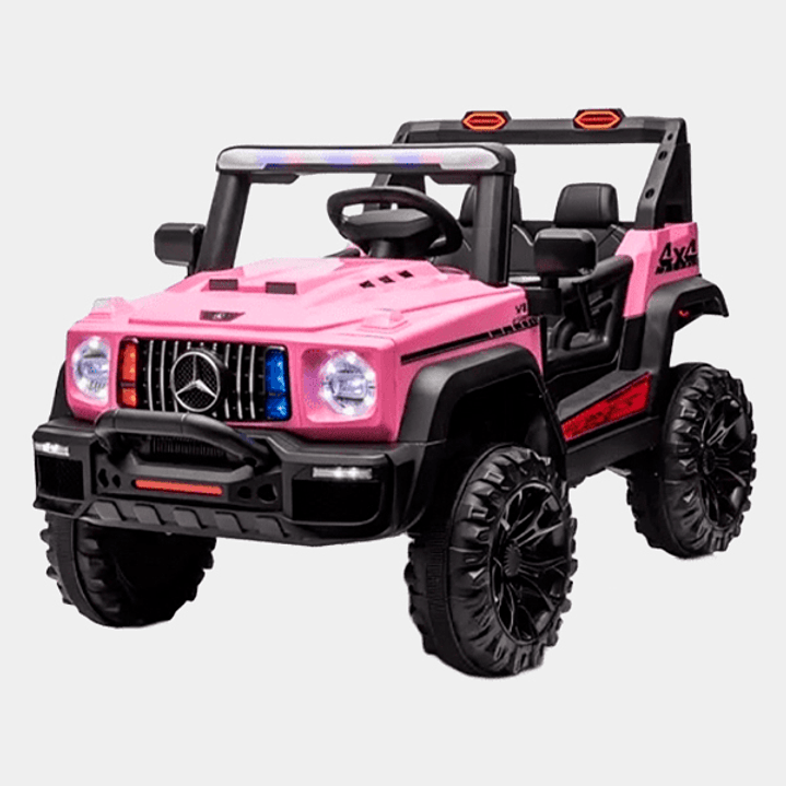 Jeep Electrico Mercedes Benz Rosa 1