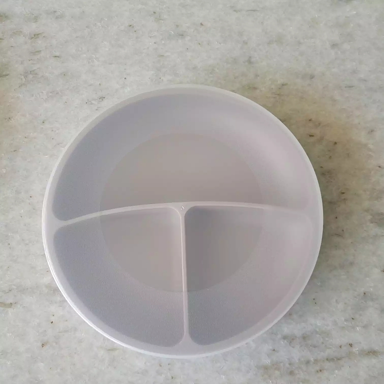 Plato Divisiones con Tapa 10