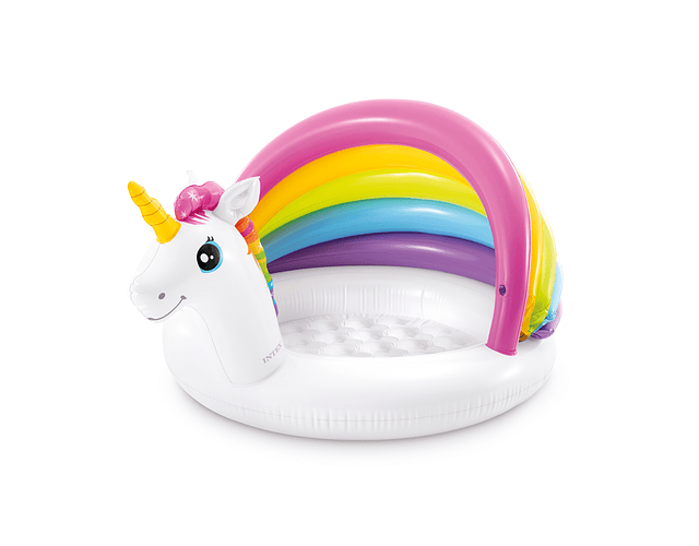 PISCINA INTEX PARA BEBÉS UNICORNIO 127 x 102 x 69 cm 🦄