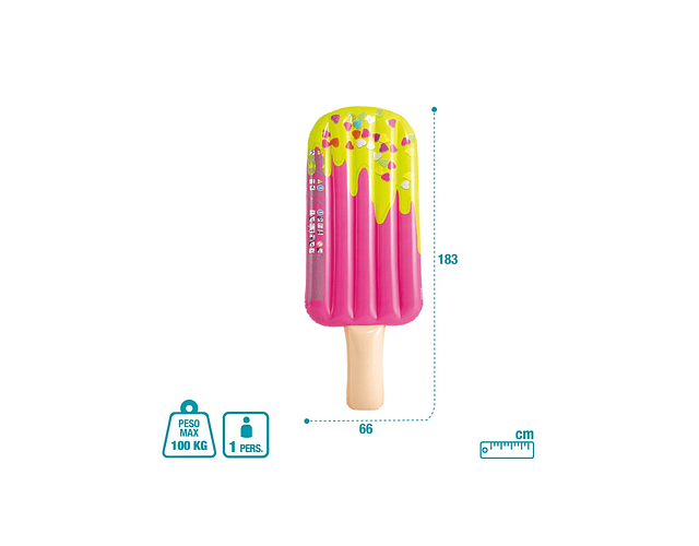 FLOTADOR INTEX PALETA DE HELADO 