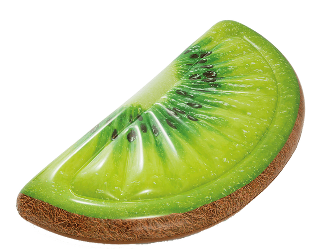 COLCHONETA INFLABLE CORTE DE KIWI INTEX 178 x 85 x 15 cm 🥝 