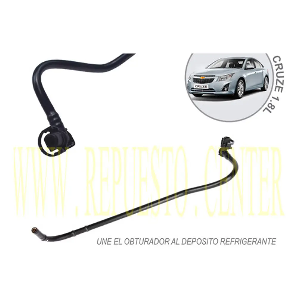 Chevrolet Cruze 1.8 L - Tubo Corto Obturador Original