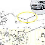 Chevrolet Cruze 1.8 L - Tubo Corto Obturador Original