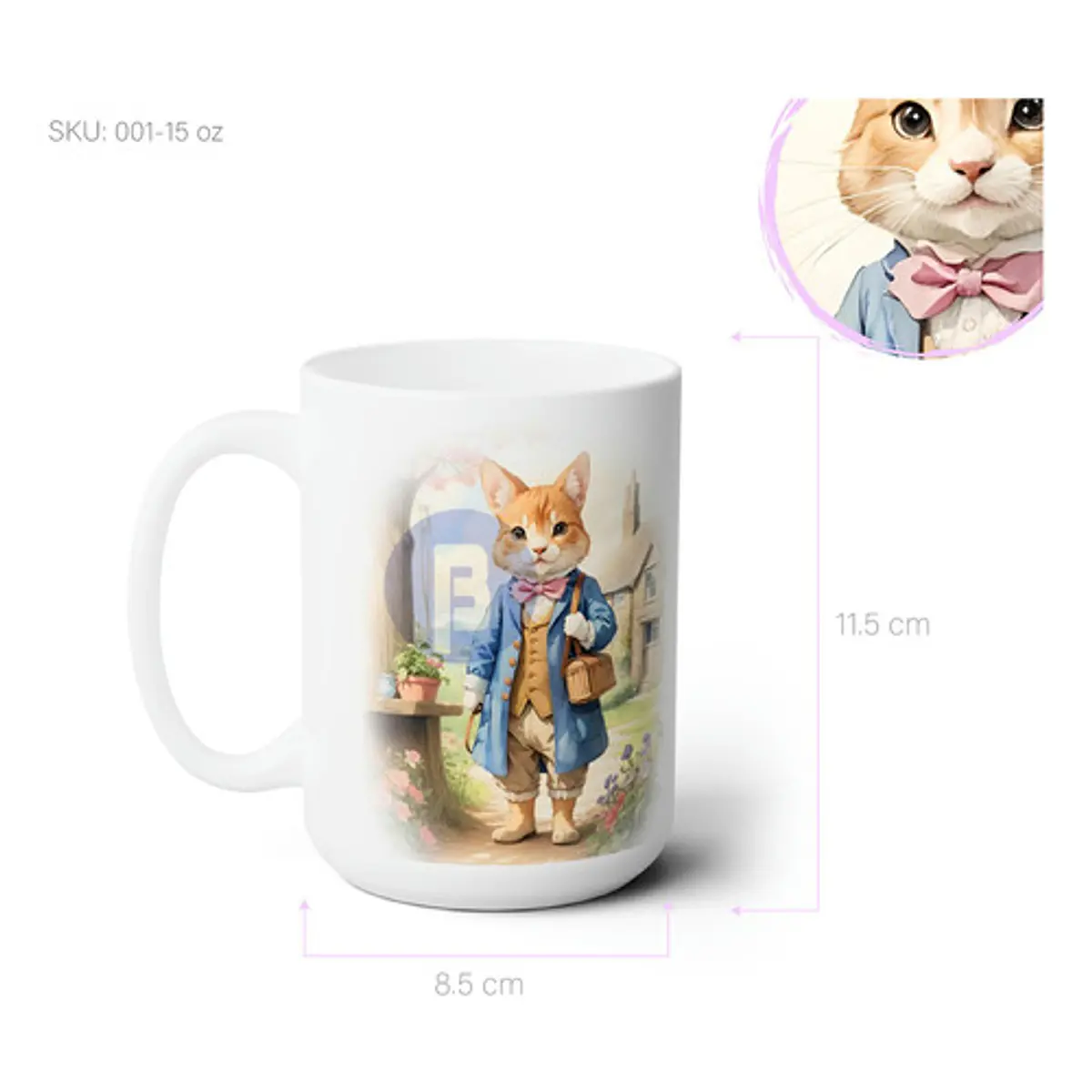 Taza Personalizable Con Diseño De Suricato - Cerámica, 310 Ml, Apta Para Microondas Y Lavavajillas