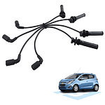 Chevrolet Spark Gt 1.2 L - Juego Cable Bujías - Original Gm Negro