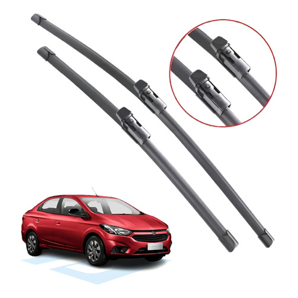 Kit Plumillas Limpia Parabrisas Chevrolet Joy Motor 1.4 L Negro