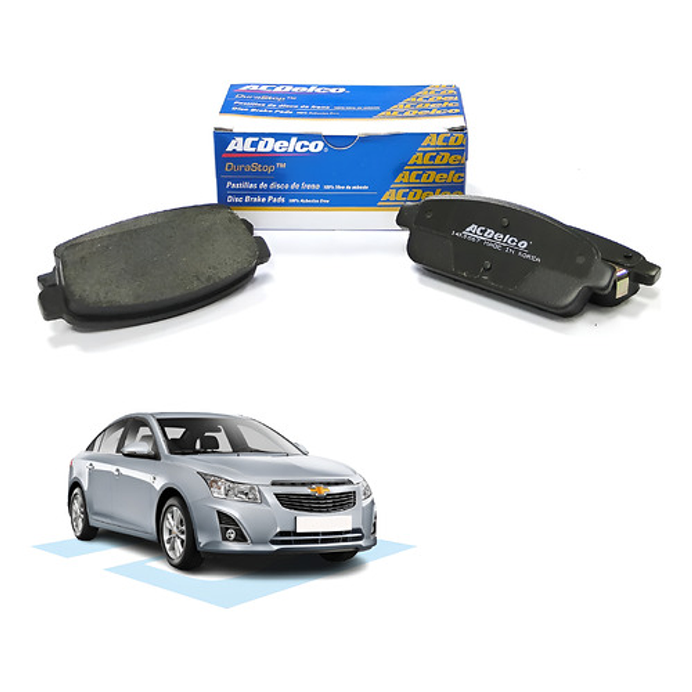 Pastillas De Frenos Trasero - Chevrolet Cruze 1.8 L Original