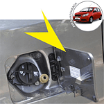 Chevrolet Aveo Hatchback Tapa Combustible Carrocería Beige