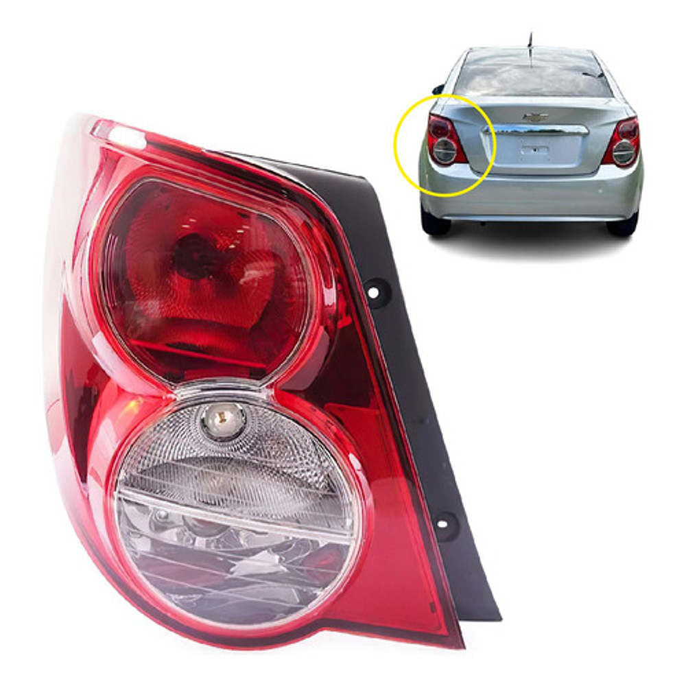 Faro Posterior Izquierdo Chevrolet Sonic Sedán Izquierdo/conductor