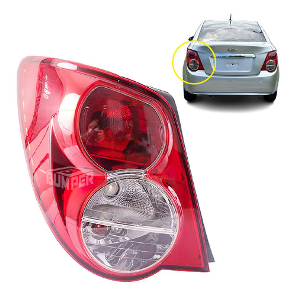 Faro Posterior Izquierdo Chevrolet Sonic Sedán Izquierdo/conductor