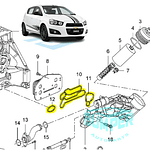 Kit Empaques Enfriador D Aceite - Chevrolet Sonic 1.6 L Gm
