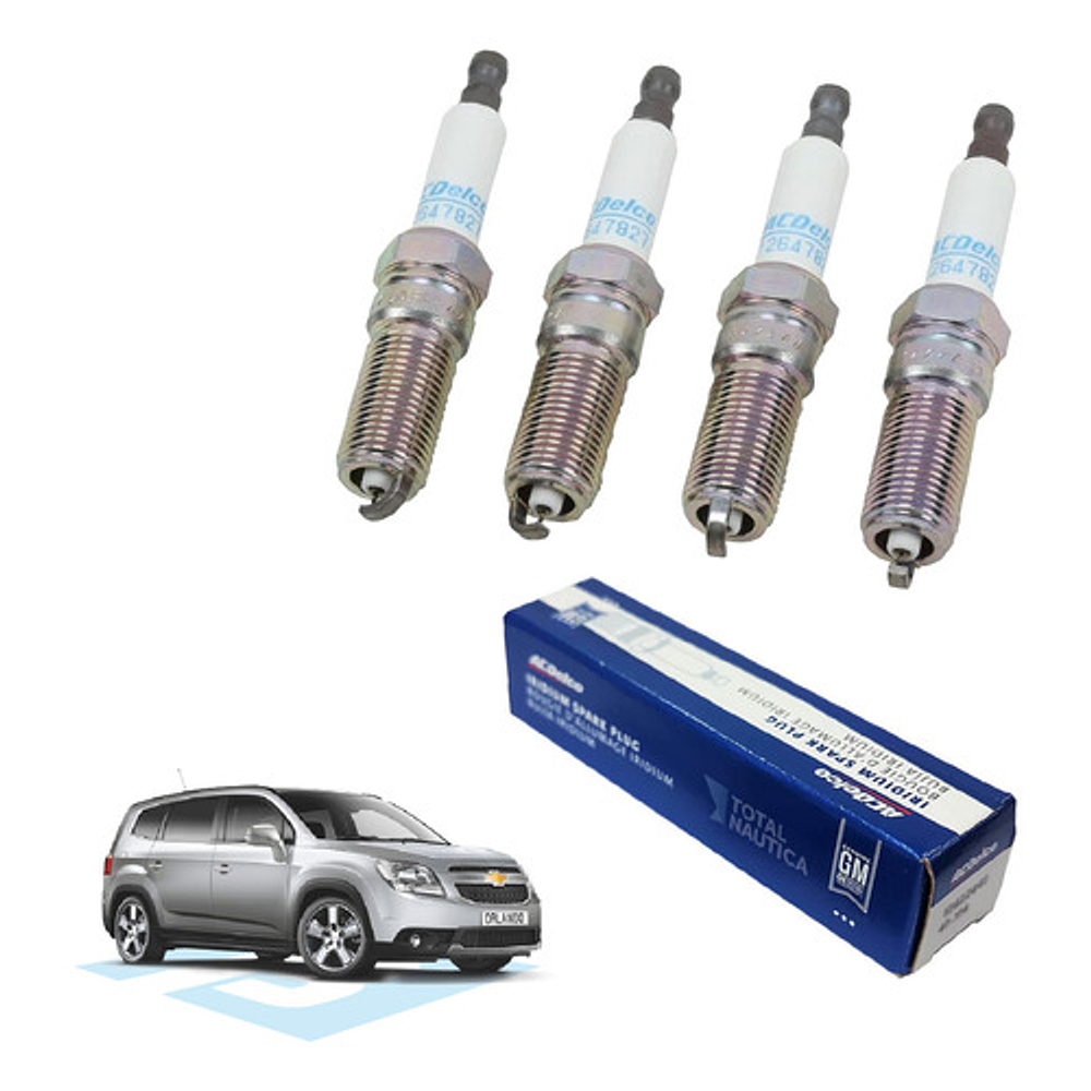 Chevrolet Orlando Motor 2.4 L - Juego Bujías Punta Iridio