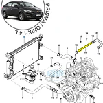 Chevrolet Prisma / Onix Motor 1.4 L - Tubo Calefacción