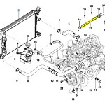 Chevrolet Spin Motor 1.8 L - Tubo Calefacción Original