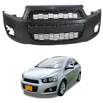 Parachoque Delantero Chevrolet Sonic Con Rejillas