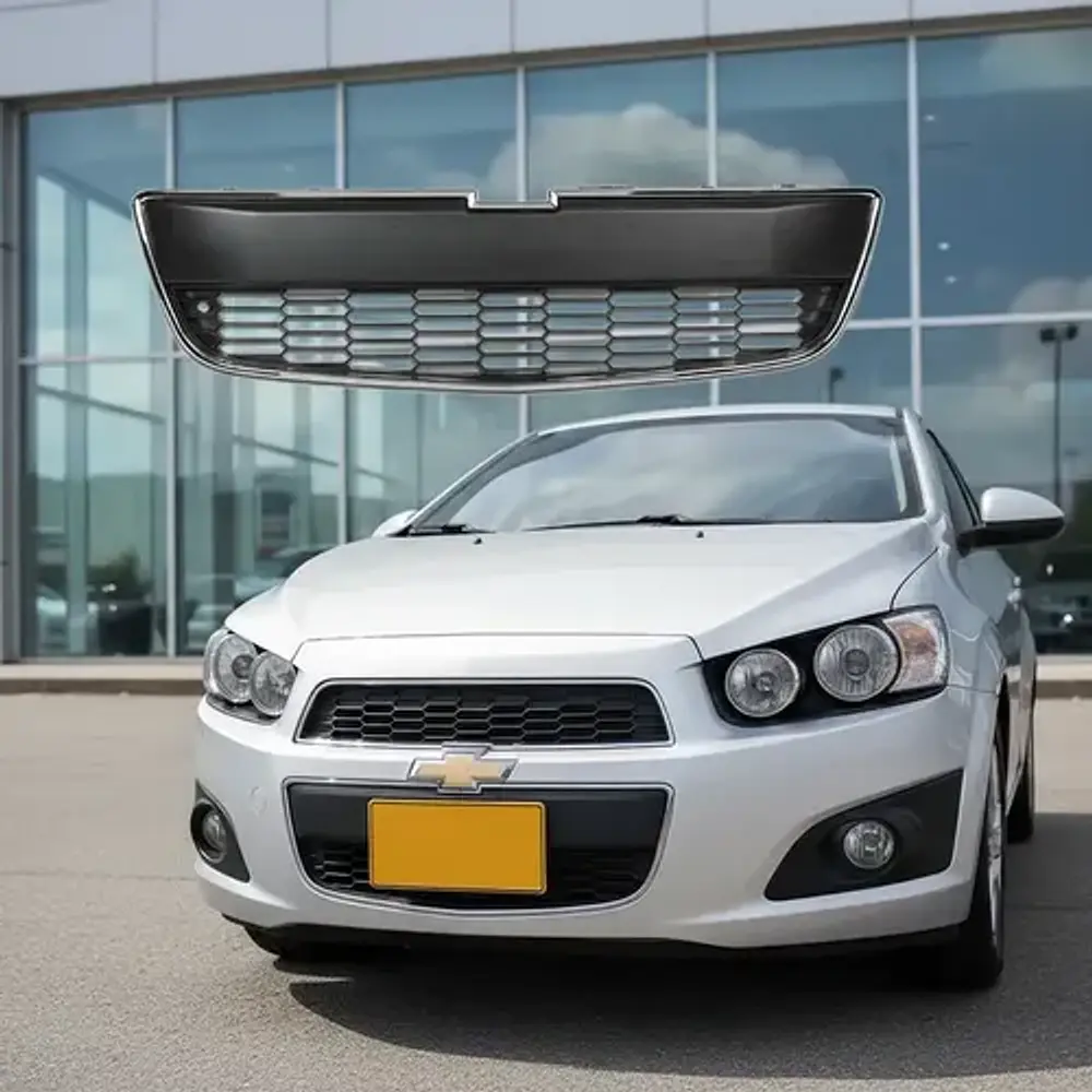 Rejilla Inferior Chevrolet Sonic Con Filo Cromado