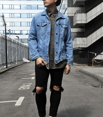 Vintage Unisex Denim Cotton Jacket