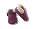 Moccs clásico con chiporro color morado