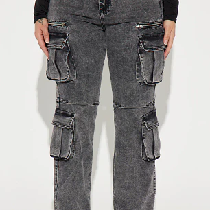JEANS CARGO FASHION NOVA