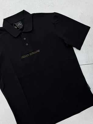 POLERA CUELLO PIQUÉ ARMANI EXCHANGE