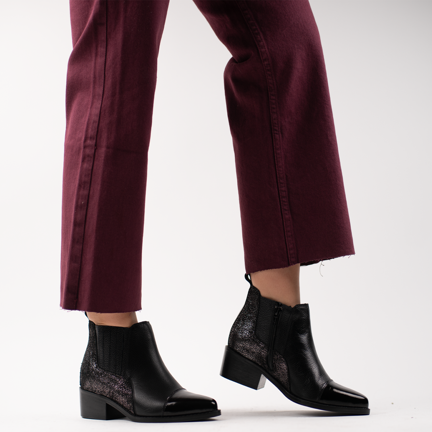 Nicoletta Black Glitter 2