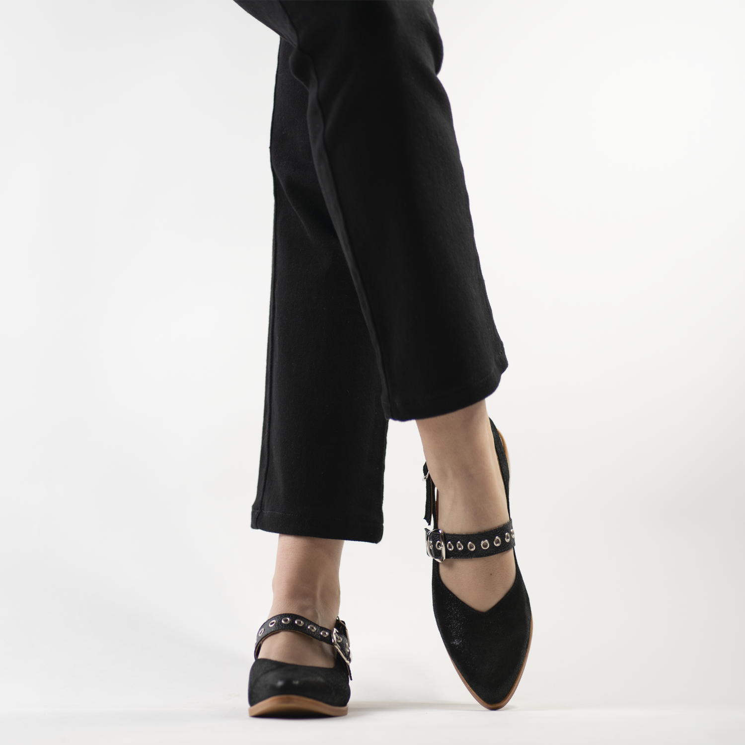 Amelia Black Glitter 10