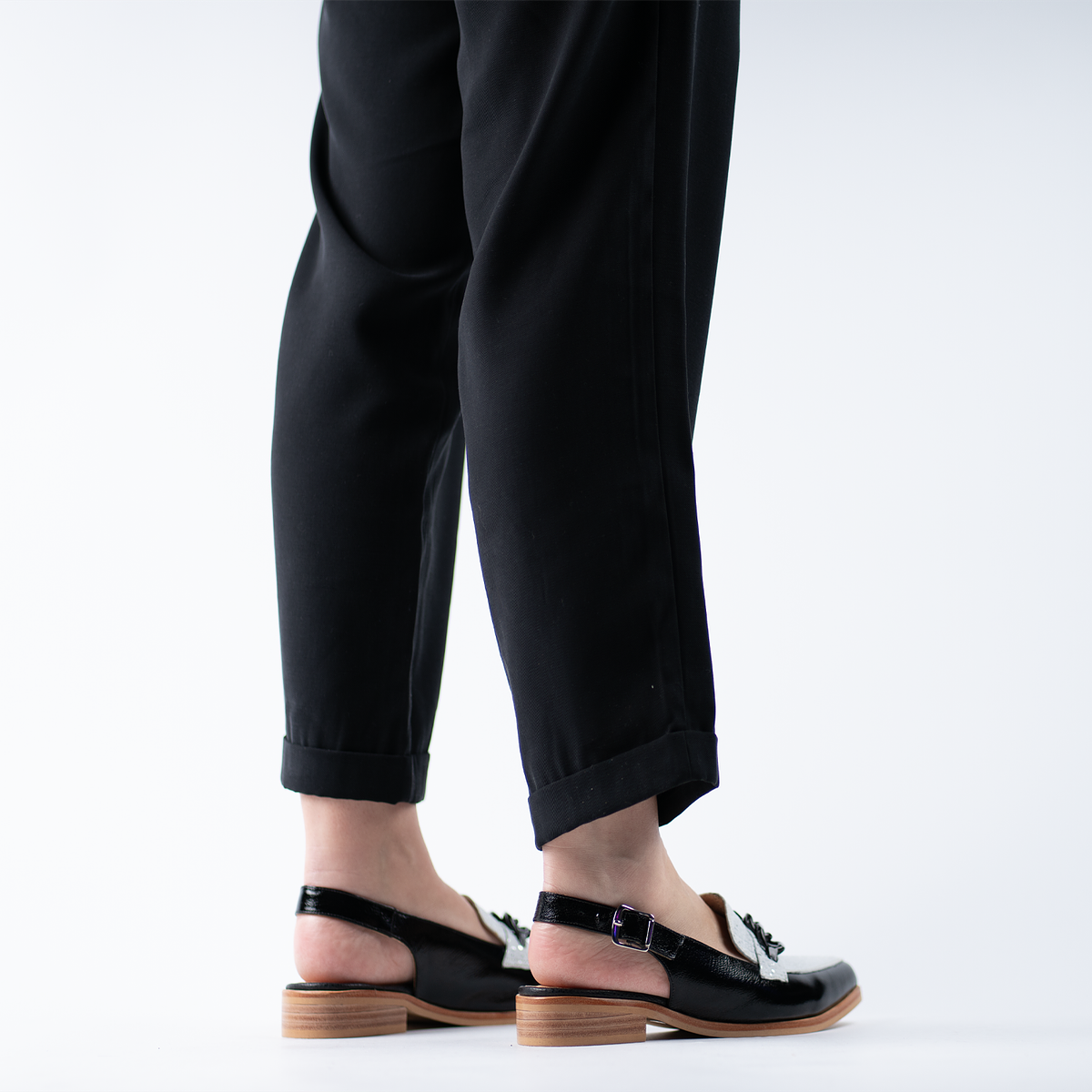 Sandalias Zapatos De Cuero Fabricacion Chilena Bototo Negro Cuero