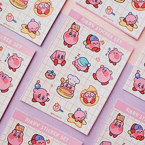 Kirby Sticker Sheet
