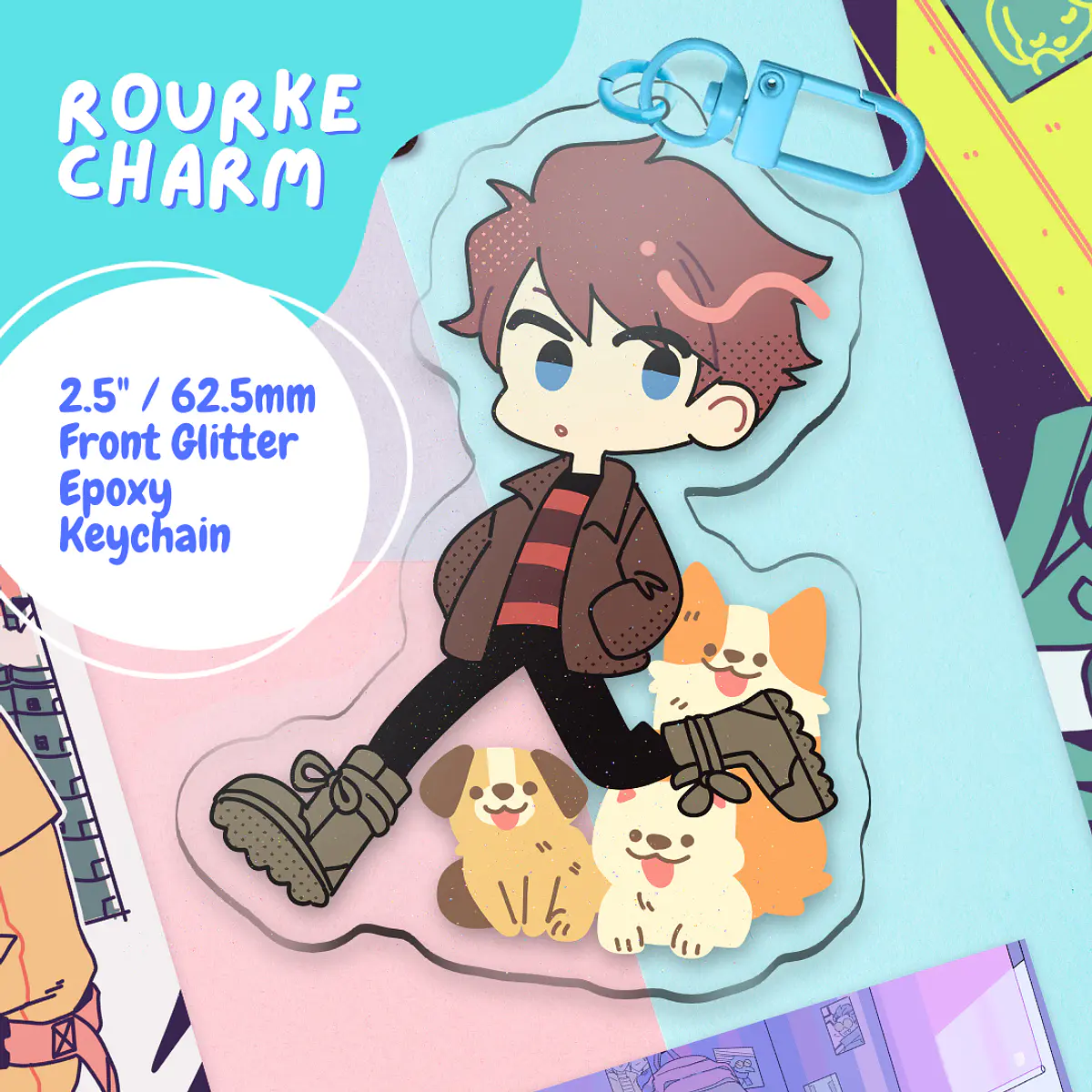 Rourke Keychain