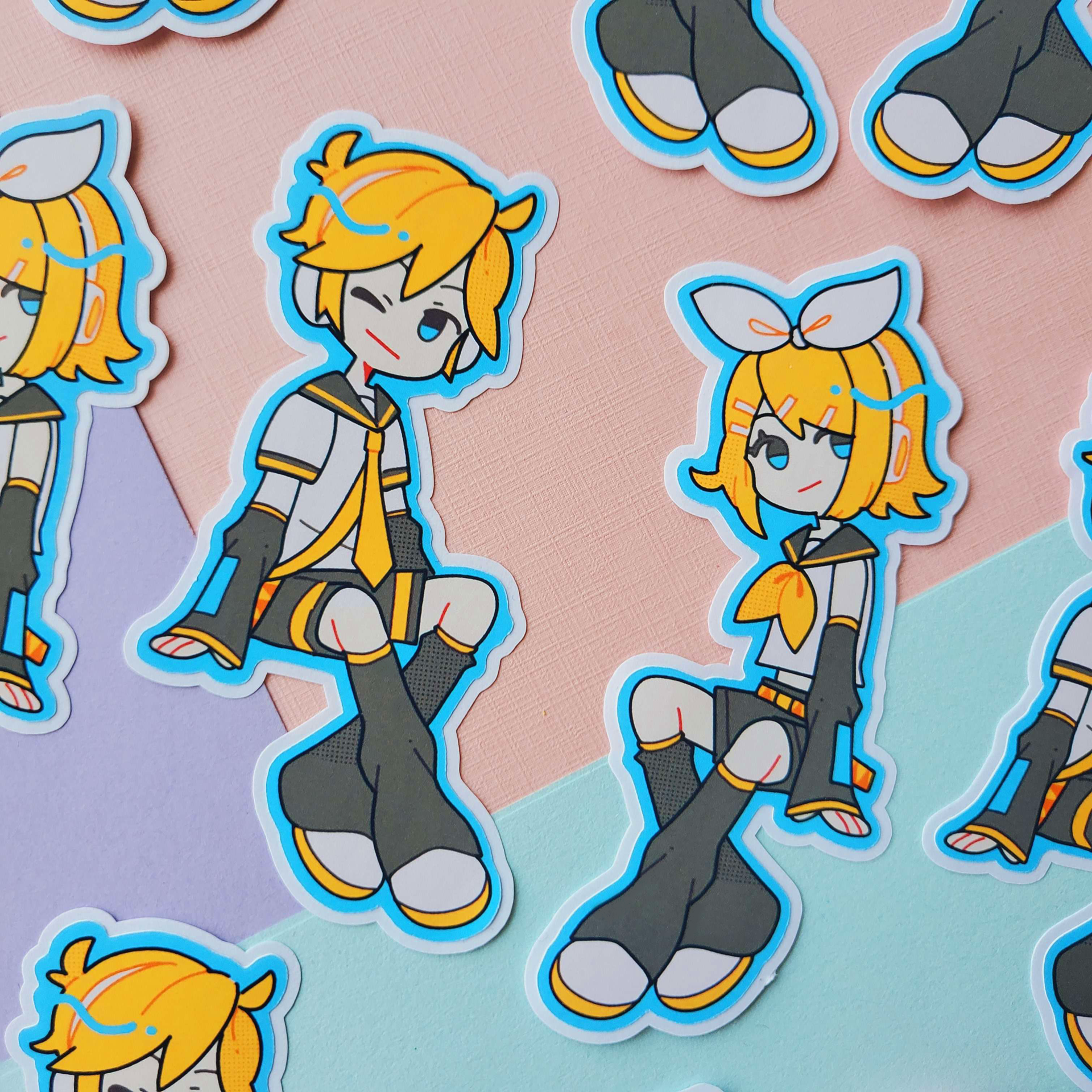Vocaloid Rin Kagamine Stickers for Sale