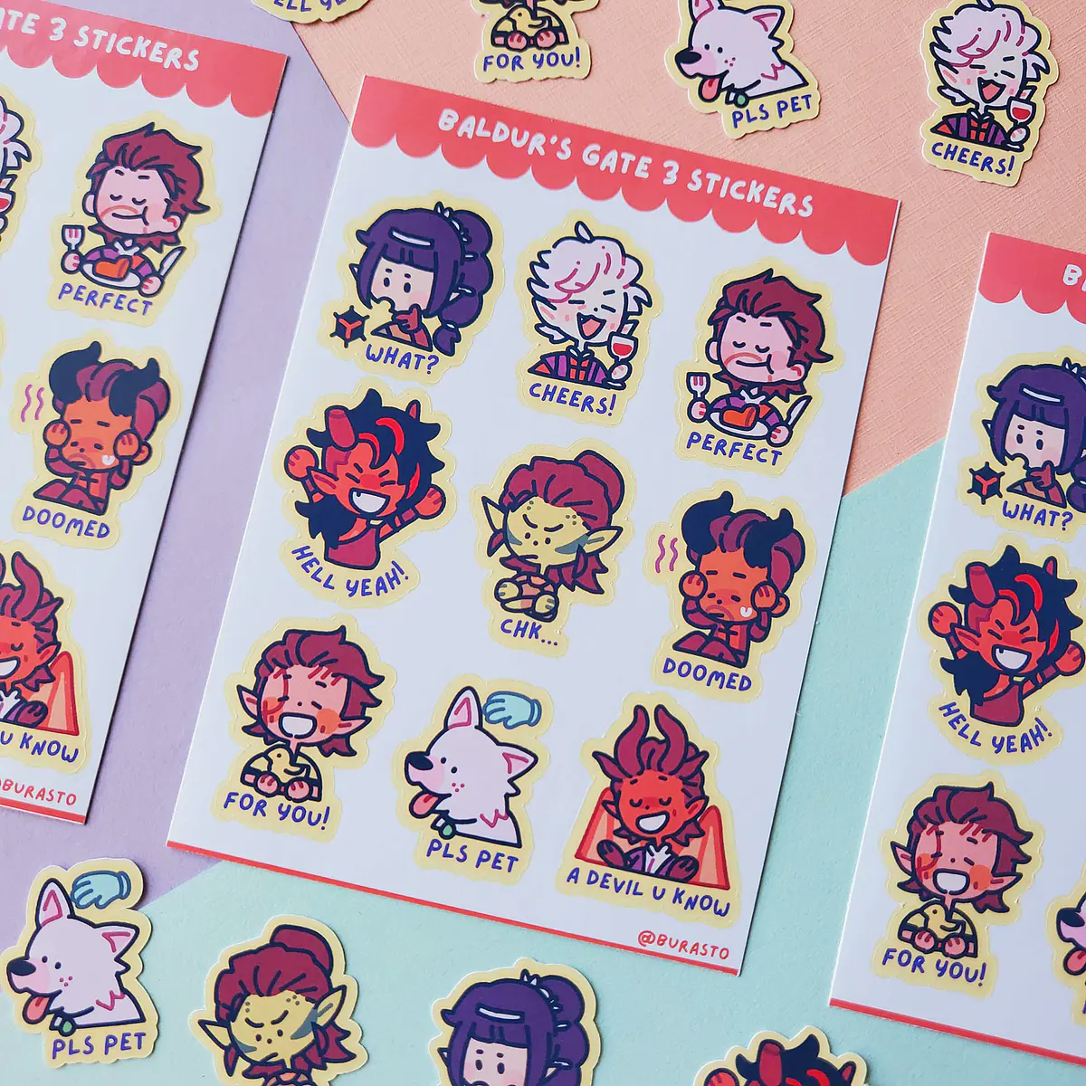 BG3 Stickers