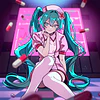 Miku Love Ward Print