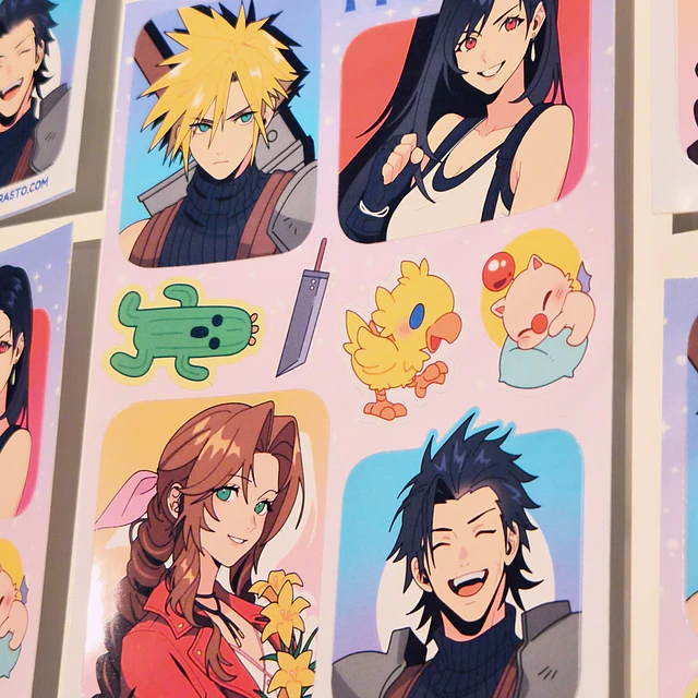 Final Fantasy 7 Stickers