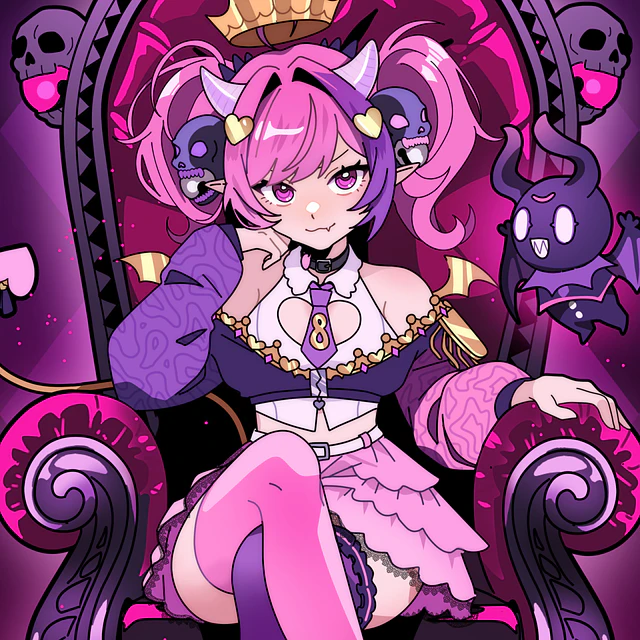 Ironmouse Throne Print